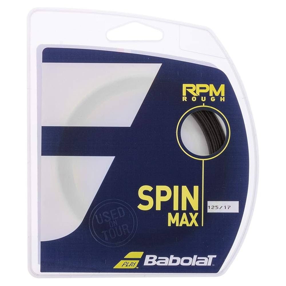 Babolat RPM BLAST 1.30㎜ Amazon.com : Babolat RPM Blast Rough Tennis String (Black